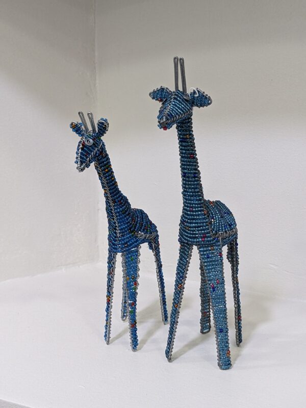 Wire and Beaded Animal Giraffe Figurine Collectable