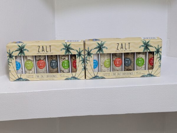 Flavoured Hand Harvested Sea Salt - 6 Vial Gift Set from Zanzibar