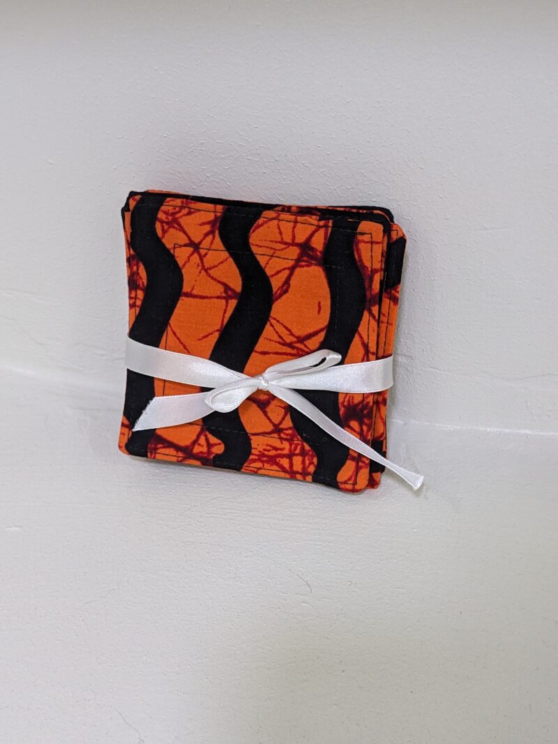 Set of Kitenge Cloth Coasters