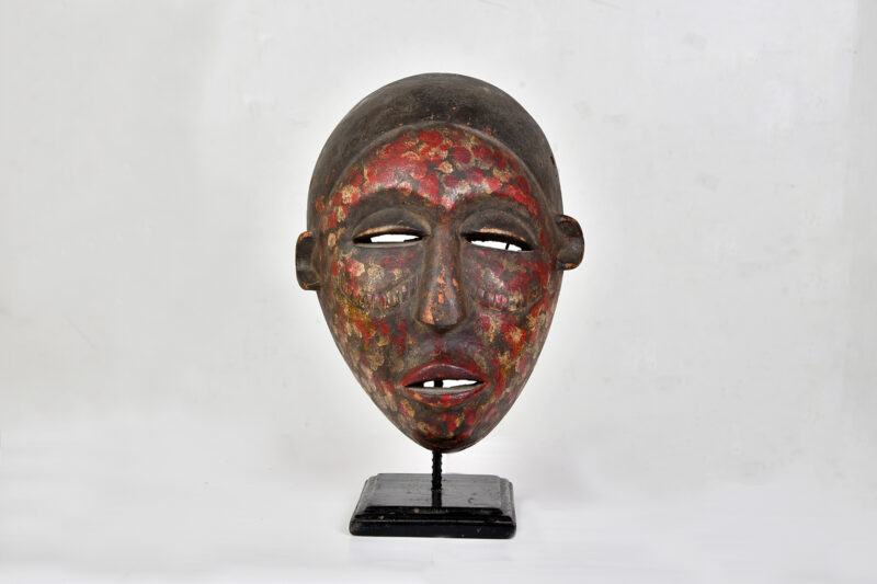 Baluba Tribal Mask on Stand