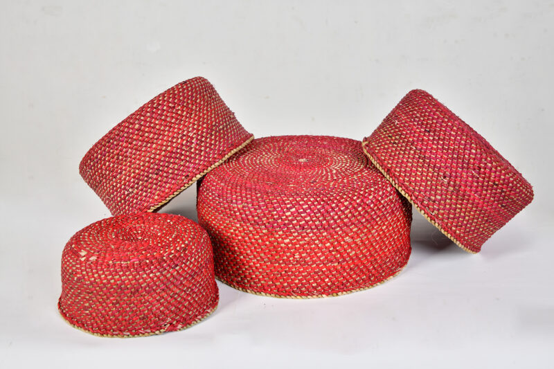Four Nesting Woven Baskets - Image 2