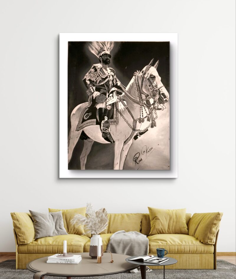Haile Sellasie on Horseback Interior