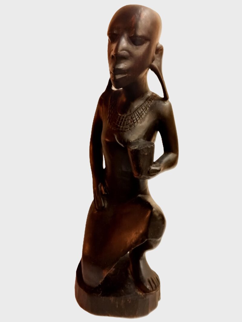Kneeling Maasai Woman