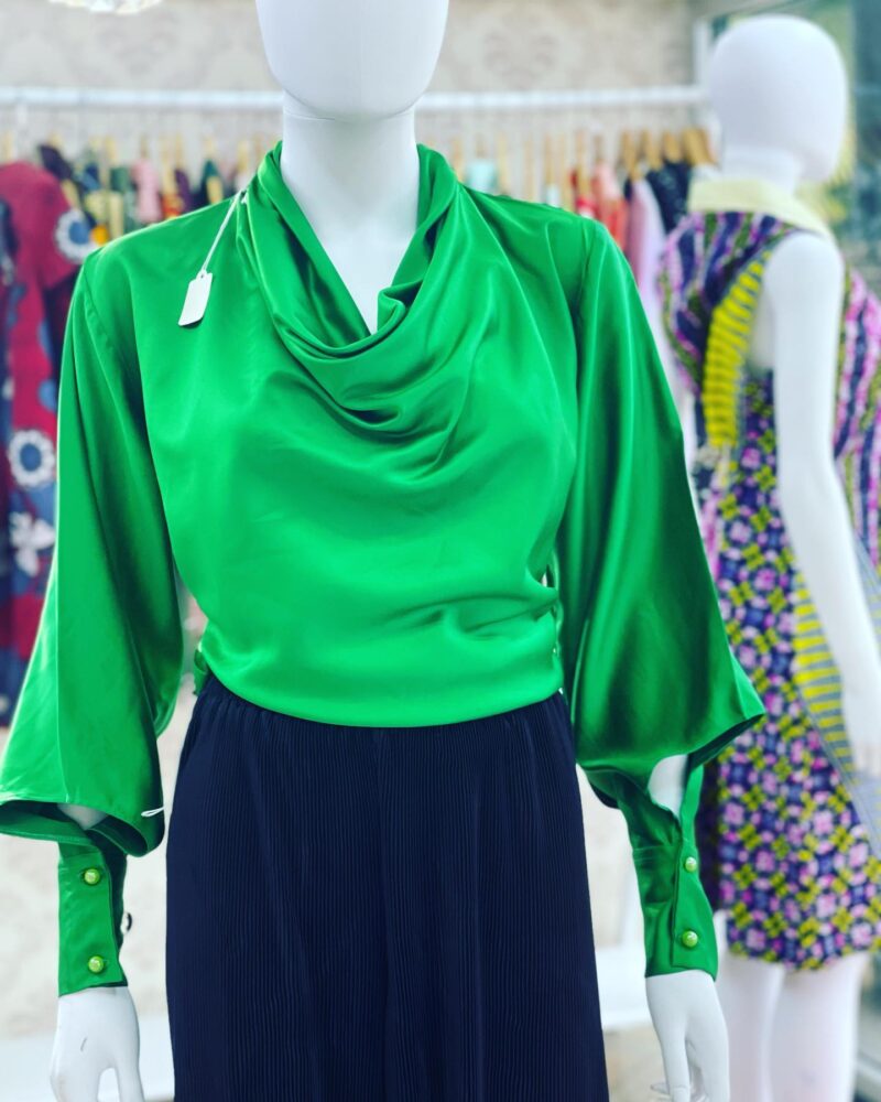 Draped Neck Top