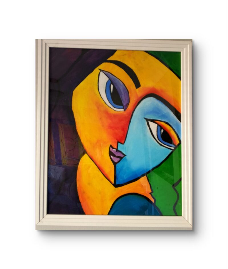 Woman In Abstract - Student Art